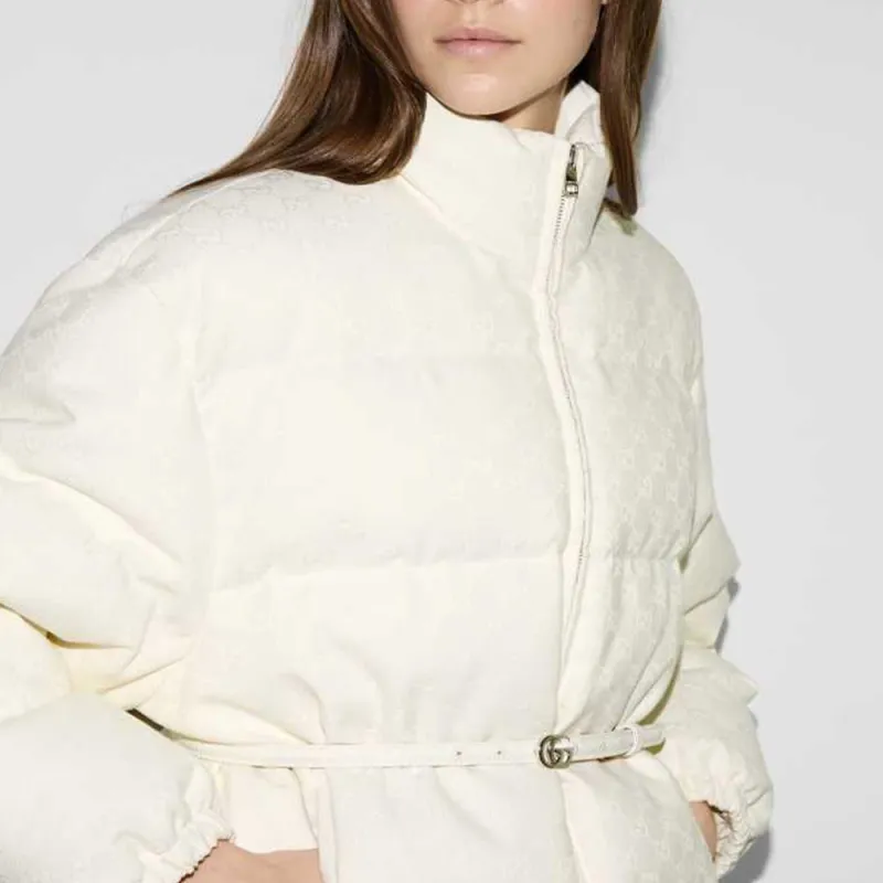 GUCCI 2025 Early Spring Down Jacket Women's White-4
