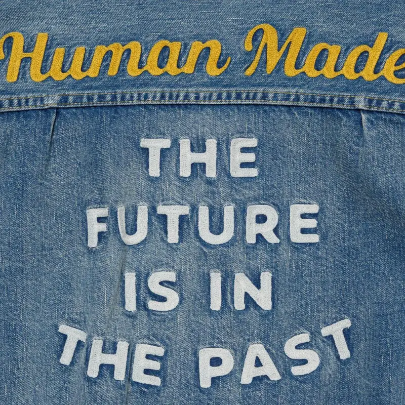 HUMAN MADE Denim Collection Denim Jackets Unisex Indigo-2
