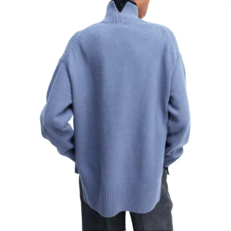 H&M Sweaters Women's Dove Blue Color-4