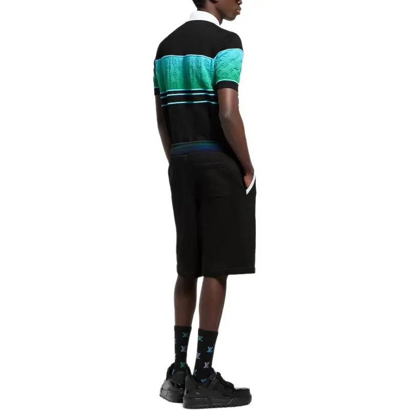 LOUIS VUITTON SS25 Polo Shirt Men's Black-3