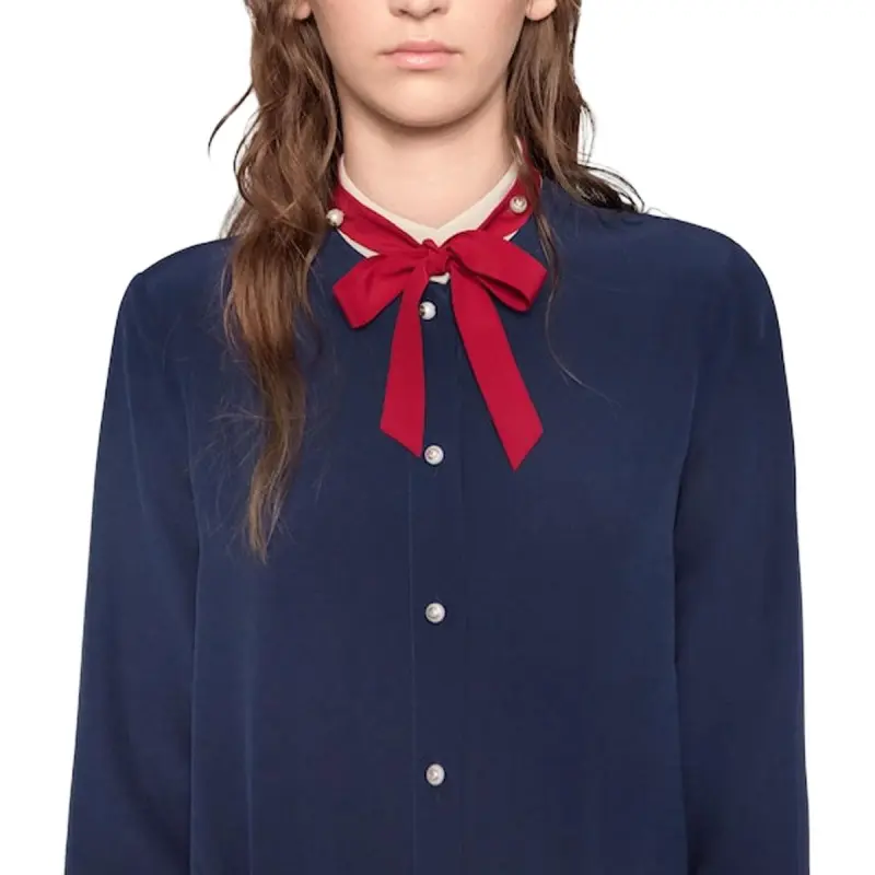 GUCCI Shirts Women's Blue-4
