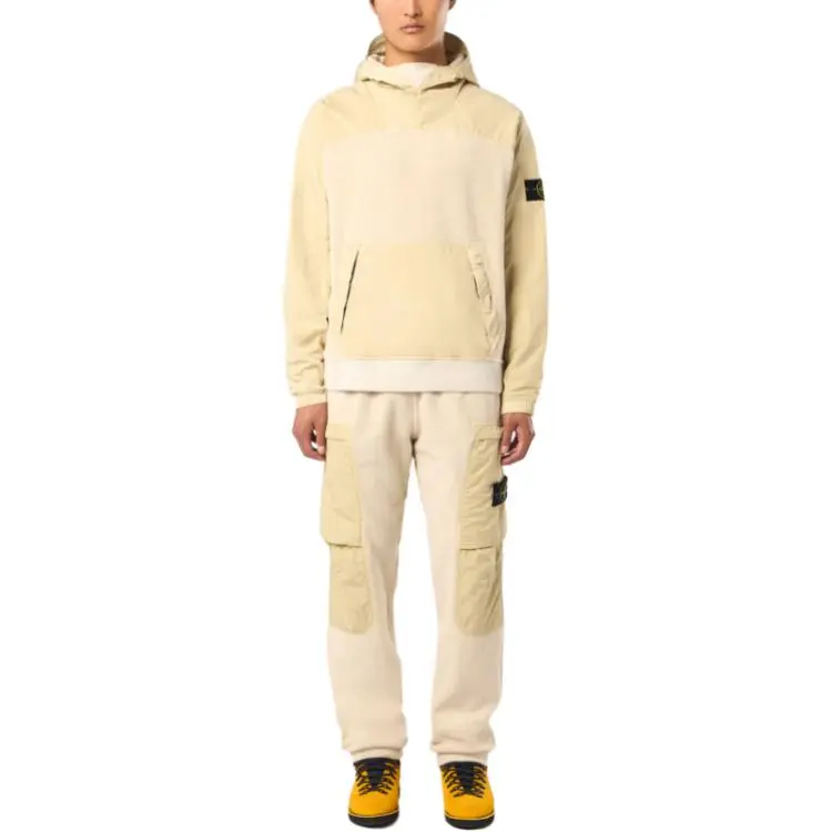 STONE ISLAND Fleece Tapered Leg Pants-4