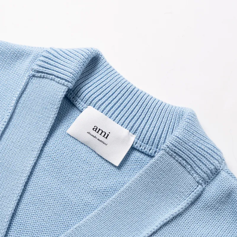 AMIPARIS Ami De Coeur Intarsia logo Cardigan-7