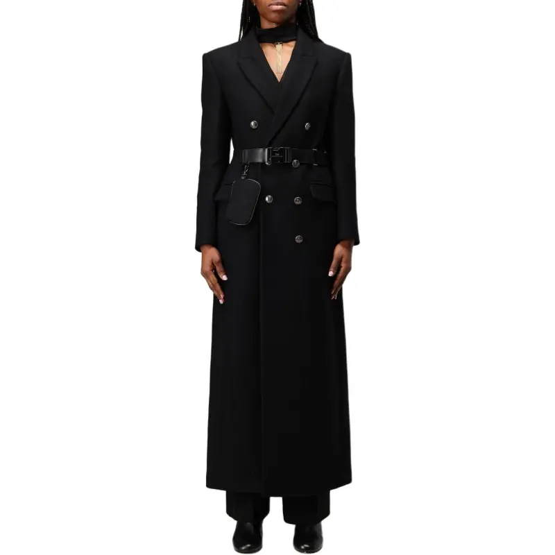 Elisabetta Franchi FW24 Coats Women's Black-1