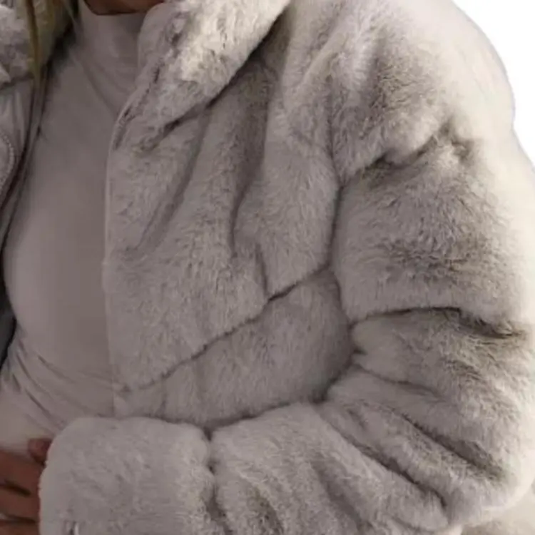 Nike Sportswear Windpuffer Women's Therma FIT Loose Faux Fur Jacket-3