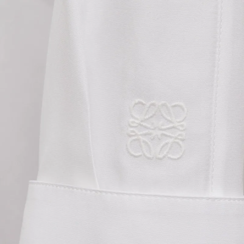 LOEWE Draped Shirt 'White'-4