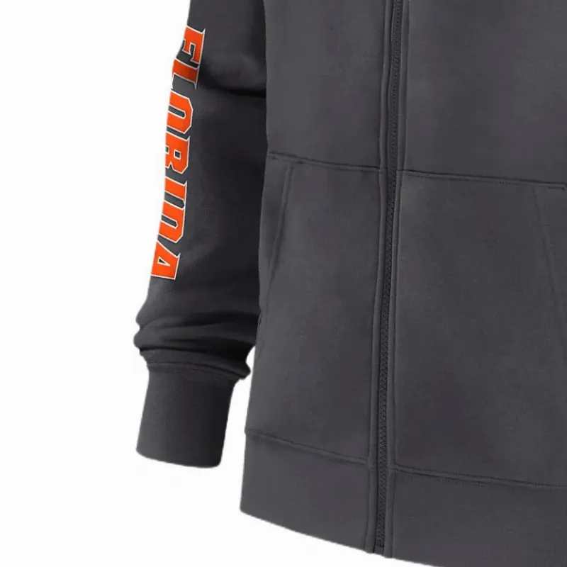 Jordan Florida Gators Sideline Team Issue Men's Jordan College Full Zip Hoodie-2