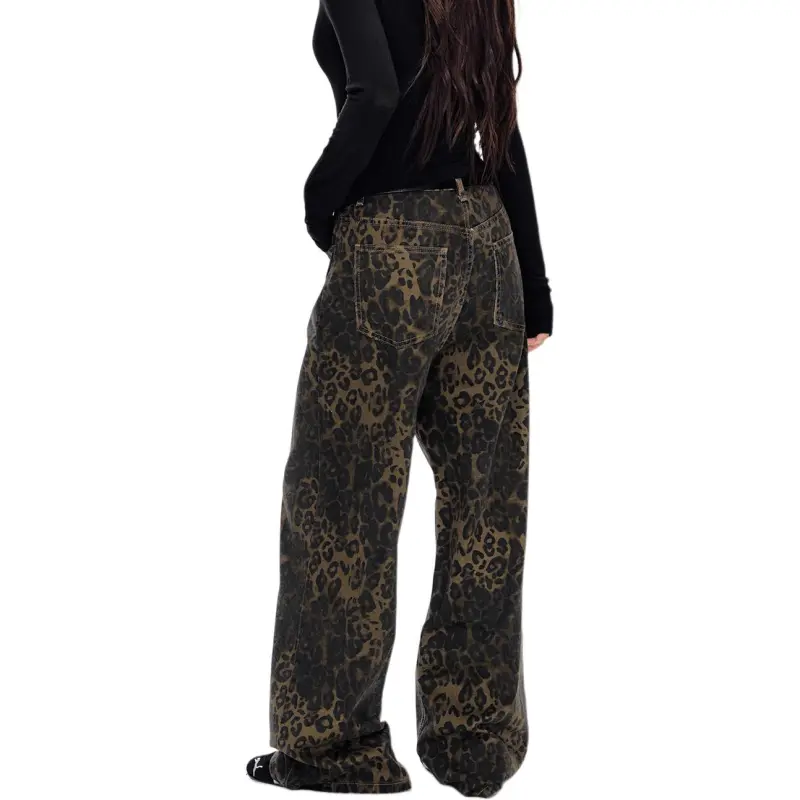 RAMPAGE Jeans Unisex Leopard Print-1