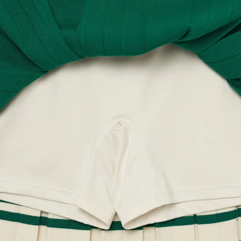 MLB New York Yankees Casual Short Skirts Unisex Green-2