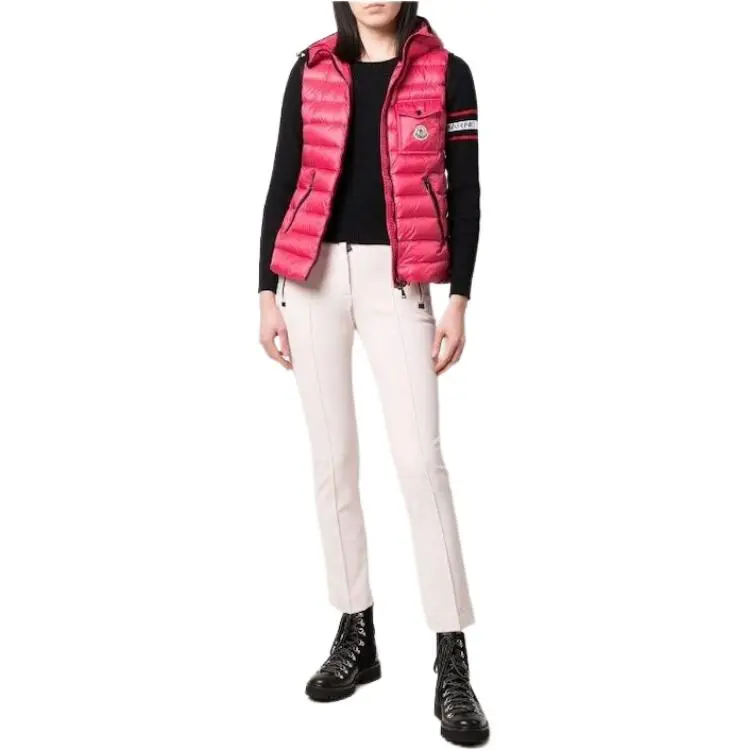 Moncler Logo Patch Zip Up Gilet-3