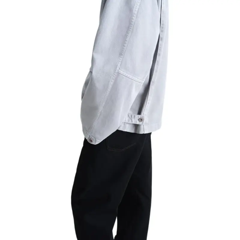 Lemaire Boxy Jacket 'Snowy Blue Grey'-4