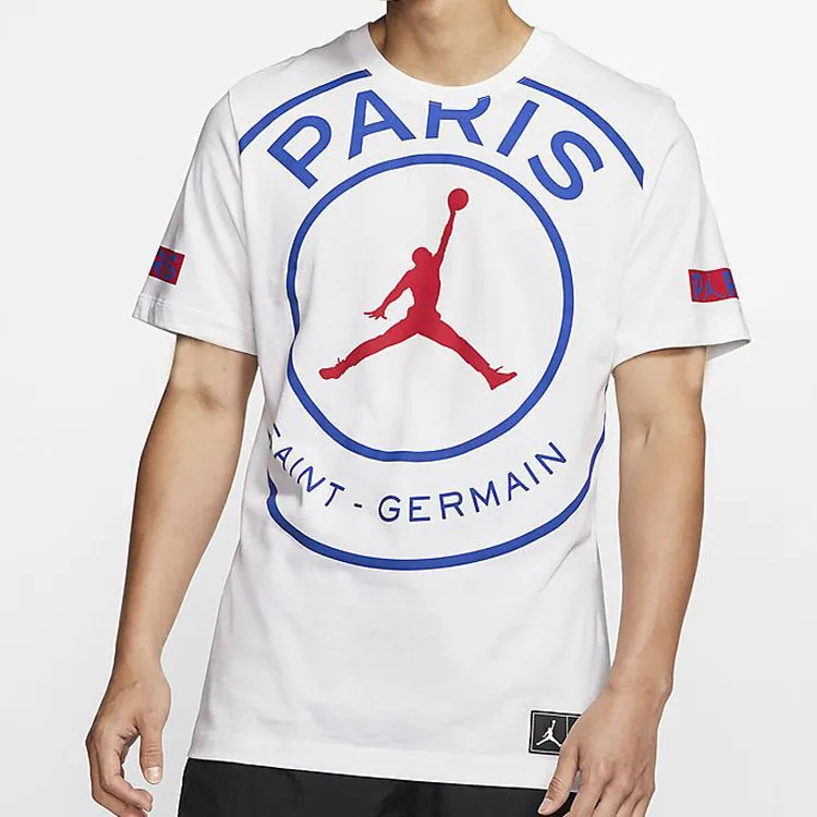 Jordan Set-in Sleeve T-Shirt Men's White-2