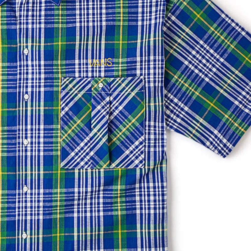 Vans TOKYO DESIGN COLLECTIVE Shirt Unisex Blue Plaid-2