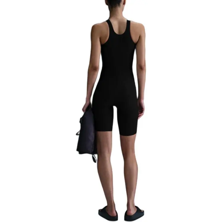 Nike Swim HydraStrong Solid One piece Swimsuit Women's Black/White-1