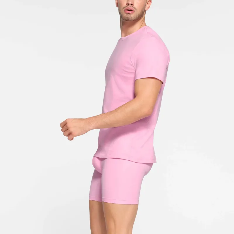 SKIMS Valentine's Day Collection COTTON MENS CLASSIC T SHIRT T Shirt Men's BUBBLE GUM/Bubble Gum-1