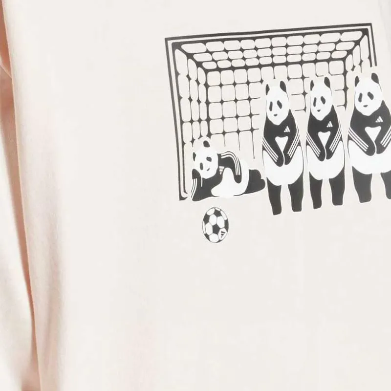 Adidas M PANDA GOAL T T Shirt Unisex Wonder Quartz-4