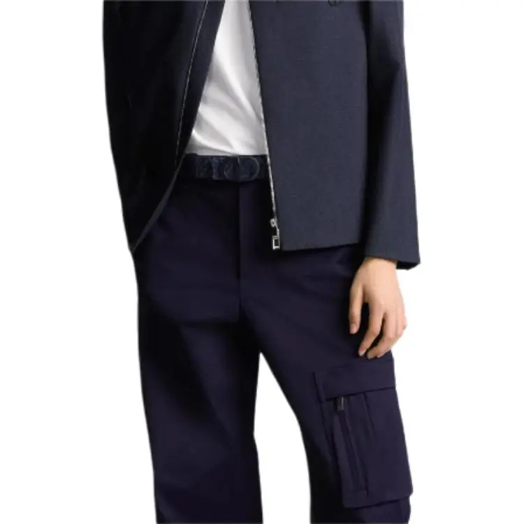 DIOR SS25 Cargo Pants Men's Blue-6