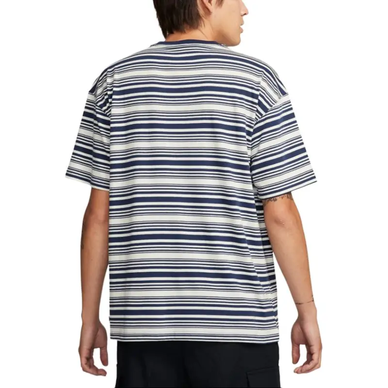 Nike T Shirts Men White Blue-5