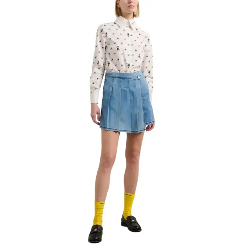 KARL LAGERFELD x Disney Denim Shorts Women's Blue-2