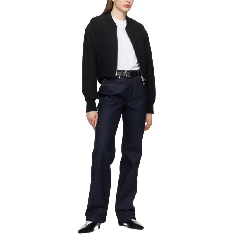 AMIPARIS Paris Zip Up Padded Bomber Jacket-2