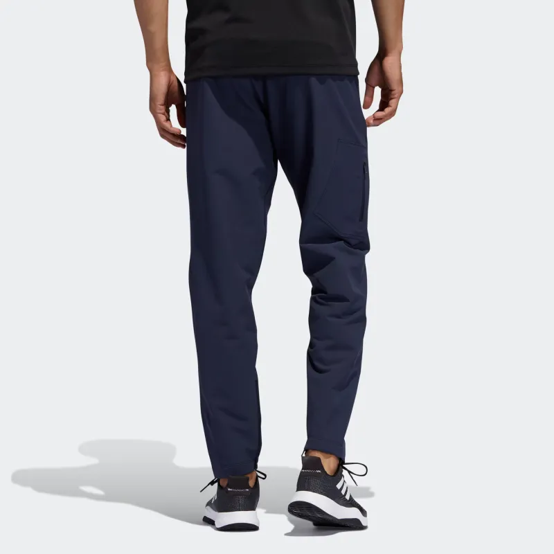 Adidas AEROREADY Knitted Sports Pants Men's Legend Ink-3