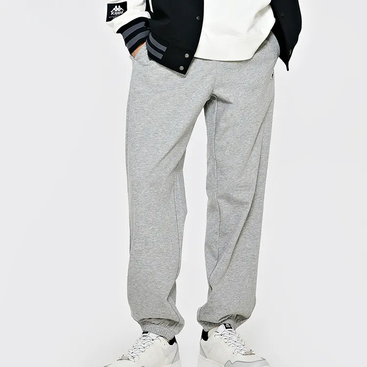 Kappa KAPPA 1916 Summer Knitted Sports Pants Men's Medium Light Heather Gray-2