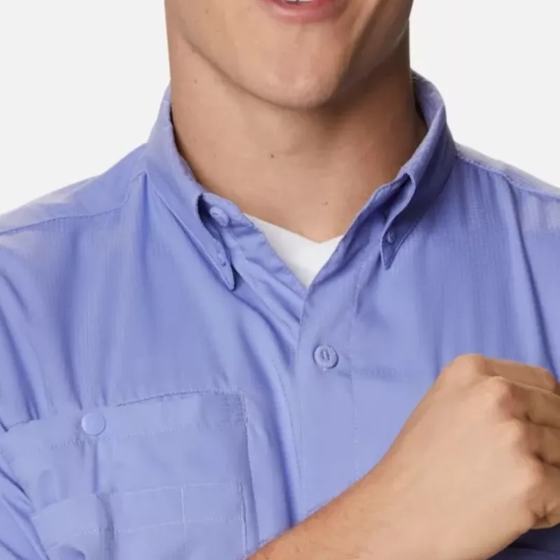 Columbia PFG Tamiami Shirts Men Purple-4