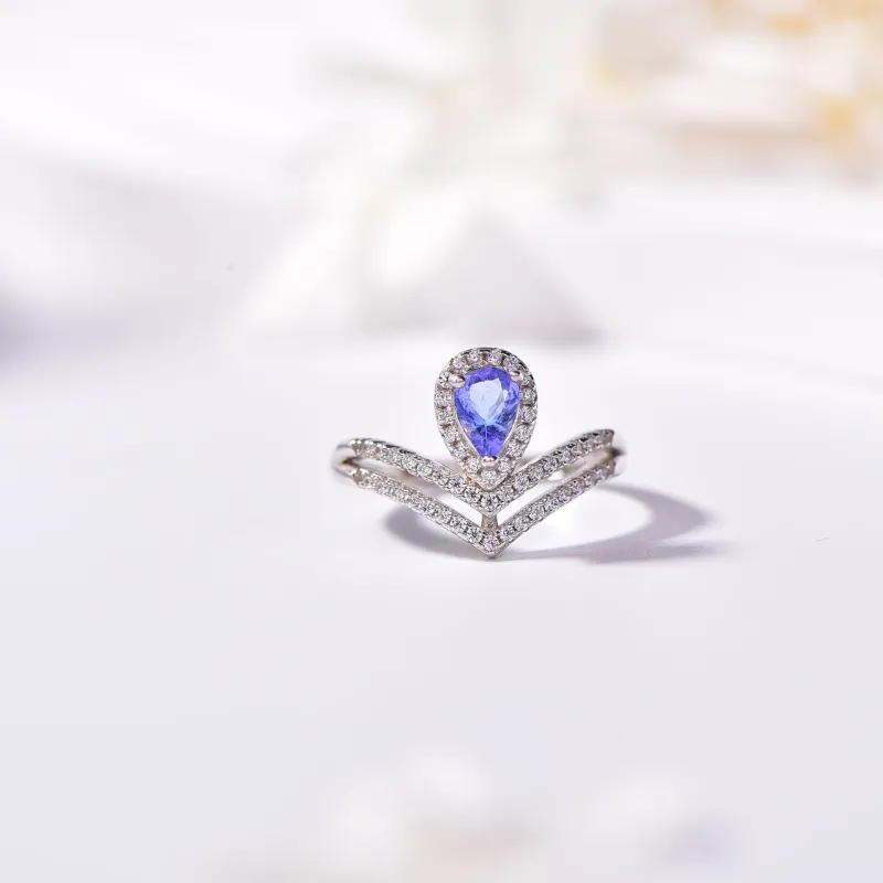 Fan Jingmu Tanzanite Rings Women's-1