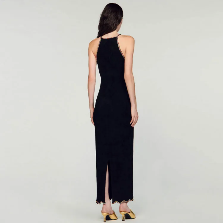 Sandro Crystal-embellished Midi Dress-1