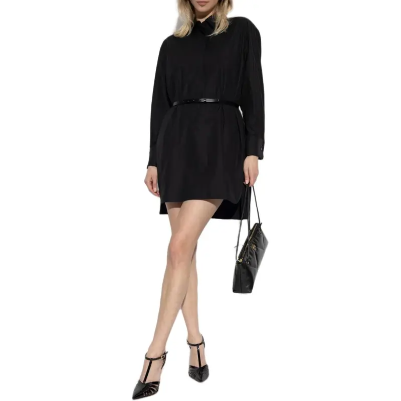 MaxMara Long Sleeved Dress Women's Black-1