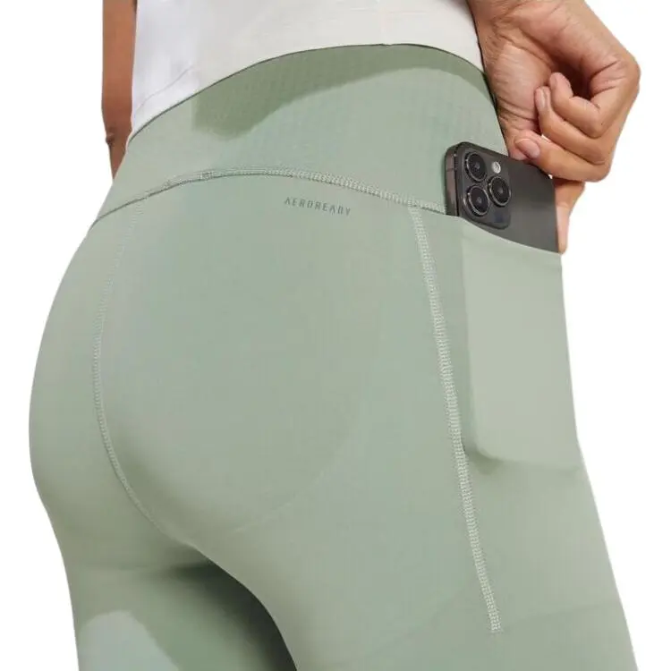 Adidas Casual Shorts Women's Light Green-3