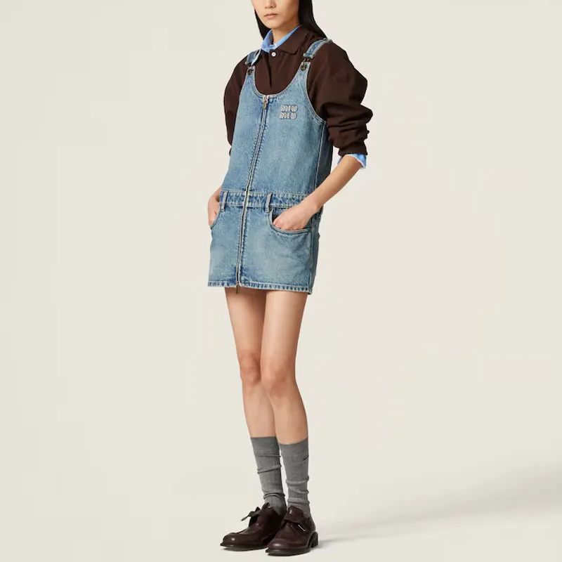 MIU MIU Denim Mini Dress-3
