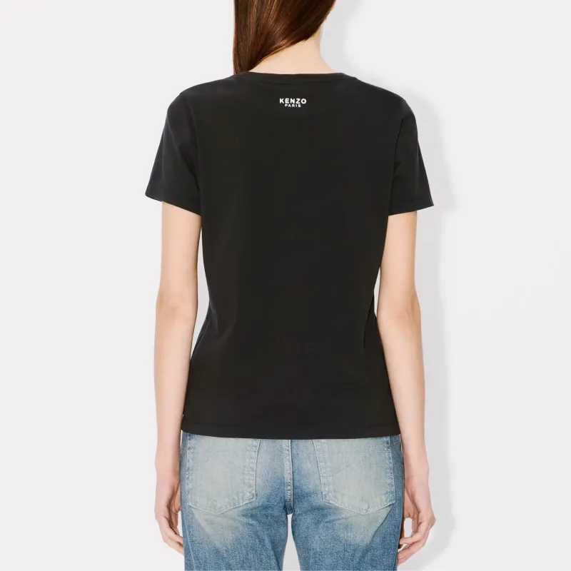 KENZO Boke Flower Embroidered Crewneck T Shirt-3