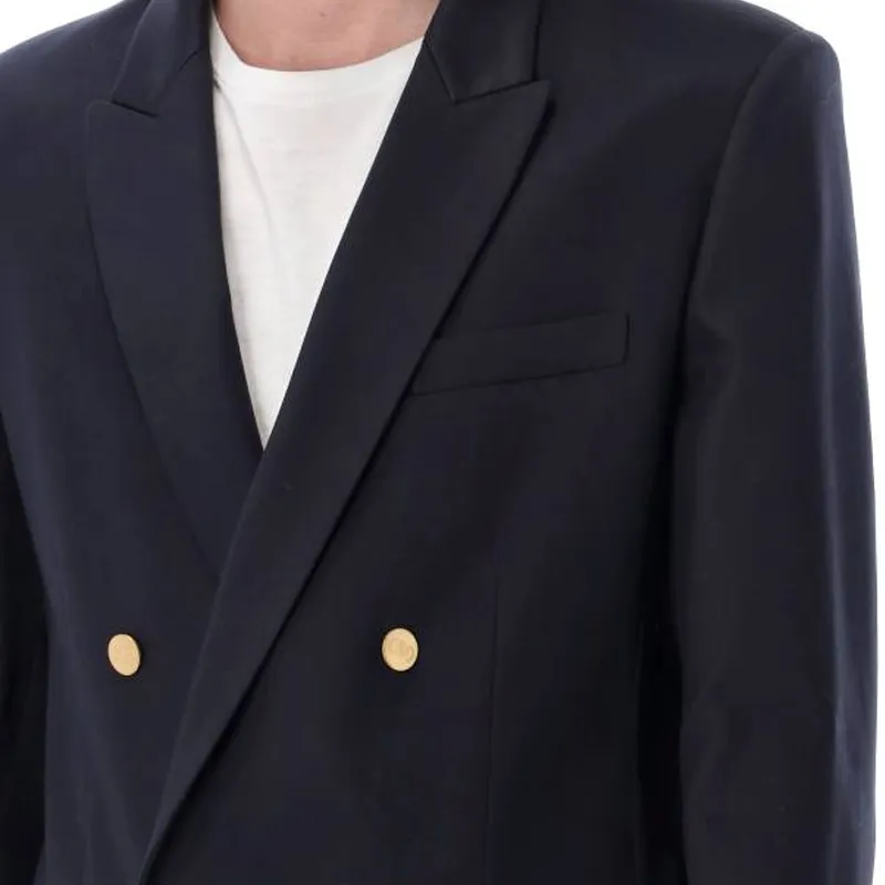 Valentino Double Breasted Long Sleeved Blazer-4