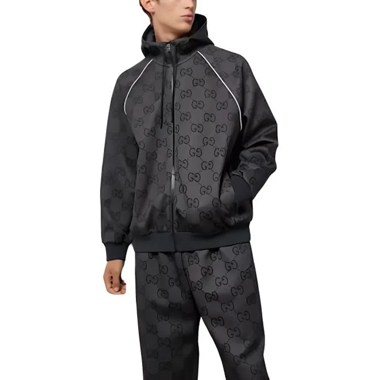 GUCCI Jumbo Gg Zip Jacket With Web-1
