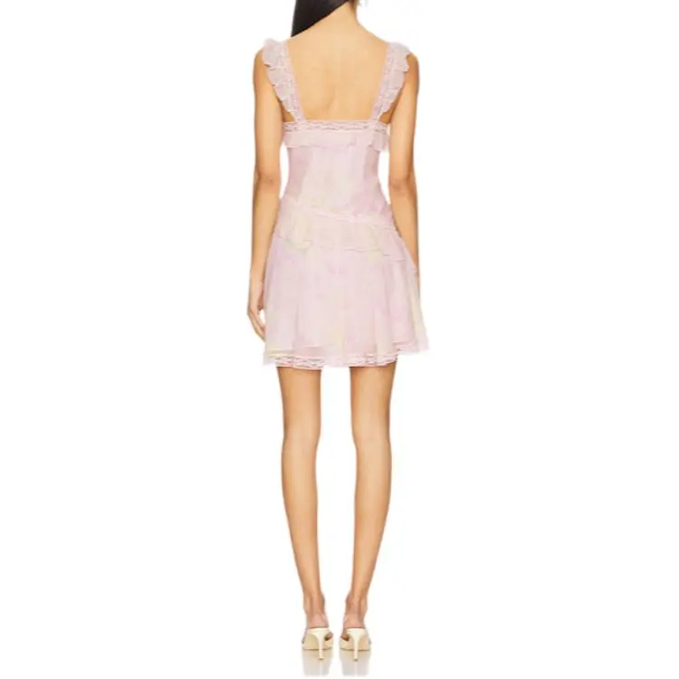 LOVESHACKFANCY Slip Dress Women's Pink-1