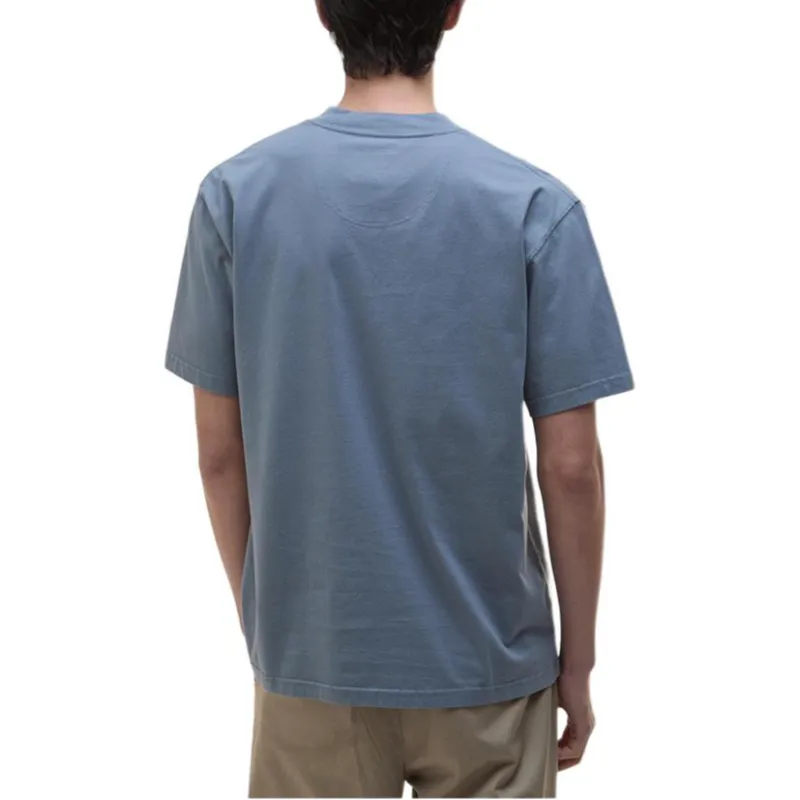 BARBOUR SS25 T Shirt Men's Washed Blue-3
