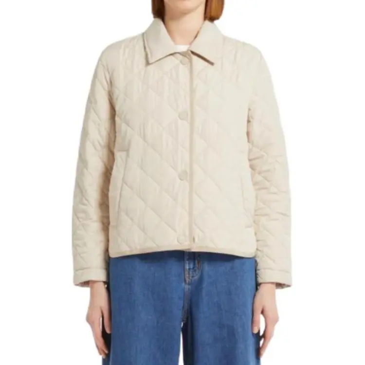 MaxMara Puffer Jacket Women's Beige-1
