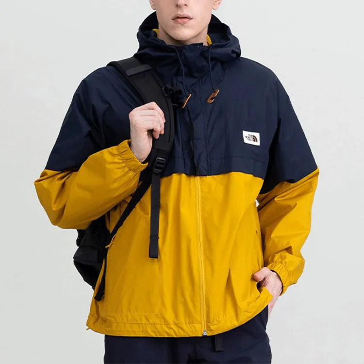 THE NORTH FACE UE Series Wind And Water Repellent Windbreaker Jacket Men's Yellow-3