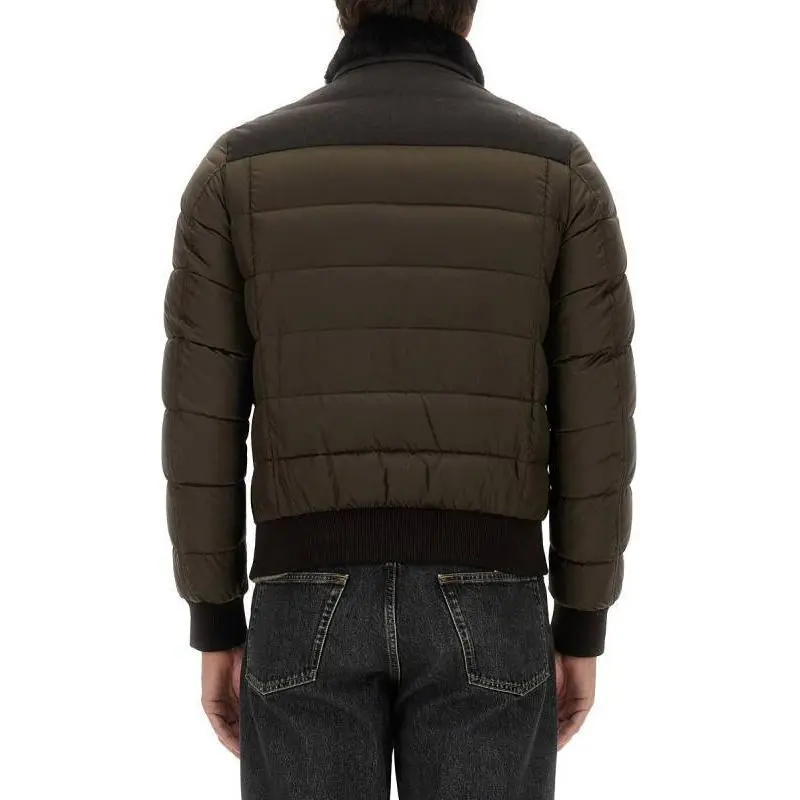 Moorer High Neck Padded Down Jacket-1