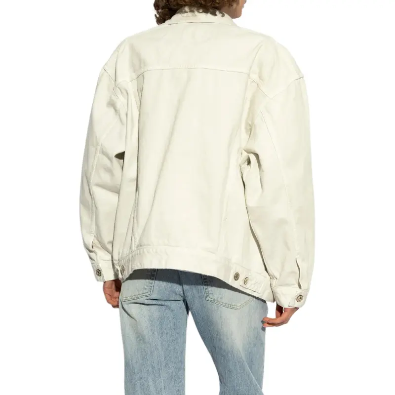 Balenciaga Logo Printed Button Up Jacket-2