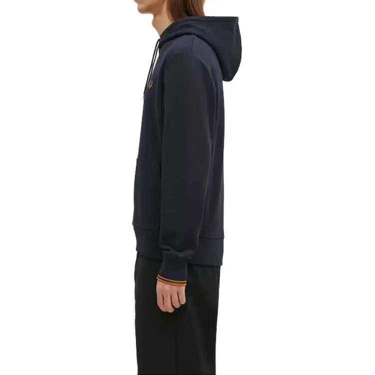 FRED PERRY Logo print Drawstring Hoodie-4