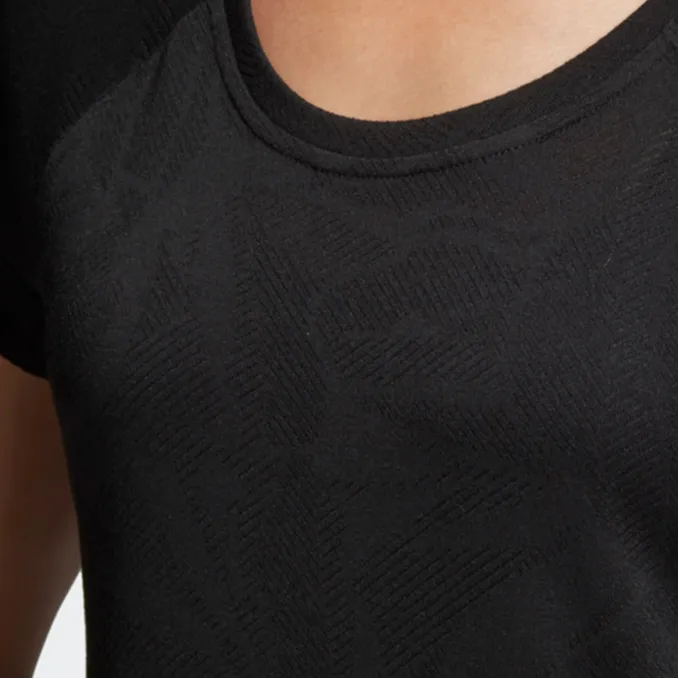 adidas Women's Aeroknit Tee Black-6