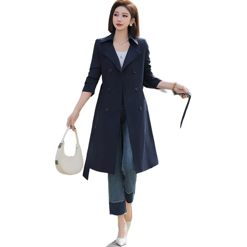 Fele.d Trench Coats Women's Image Color-0