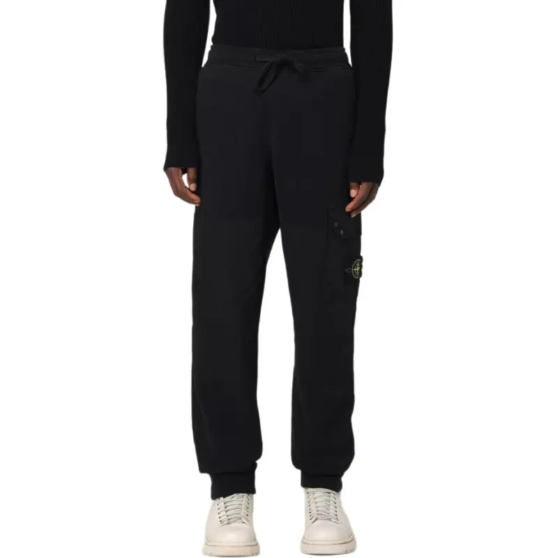 STONE ISLAND Compass Patch Drawstring Track Pants-4