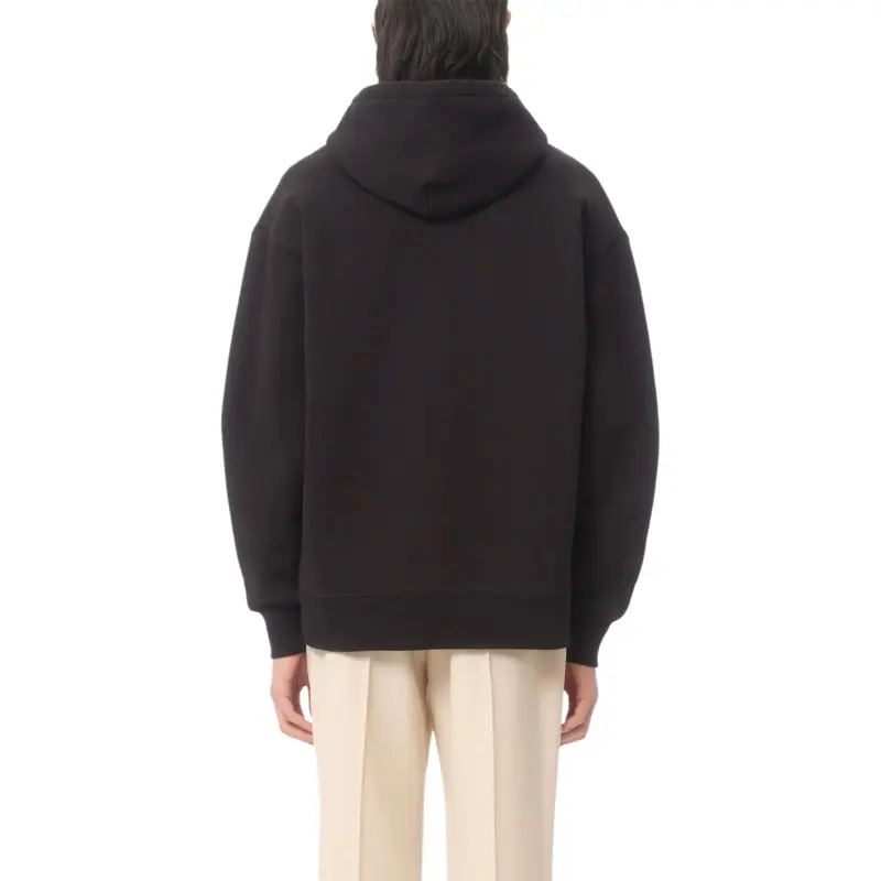Valentino Logo patch Zip up Hoodie-2