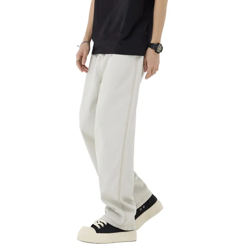 Go it alone Jeans Unisex Apricot-1