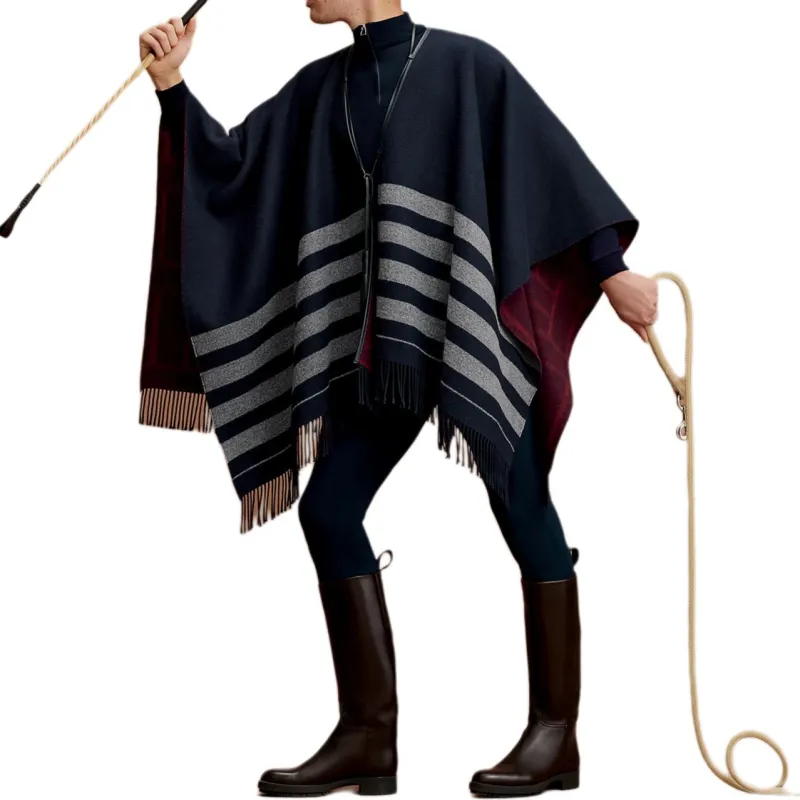 HERMES Cloaks Unisex Rouge Red-3