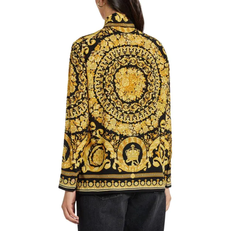 VERSACE Barocco Printed Long Sleeved Shirt-3