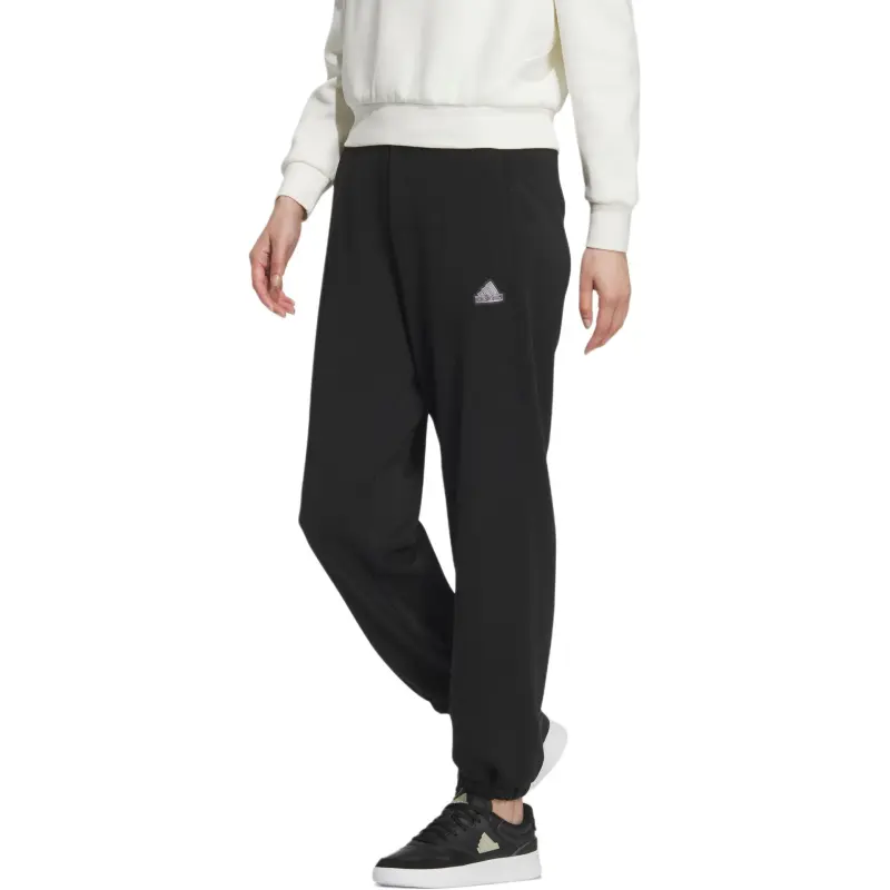Adidas FW24 Knitted Sports Pants Women's Black-2